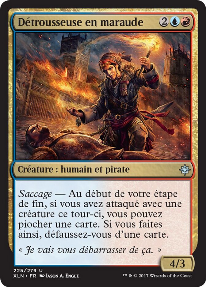 Détrousseuse en maraude