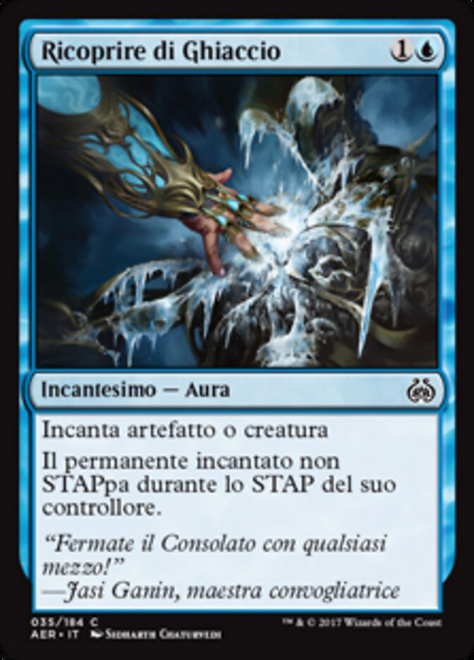 Ricoprire di Ghiaccio