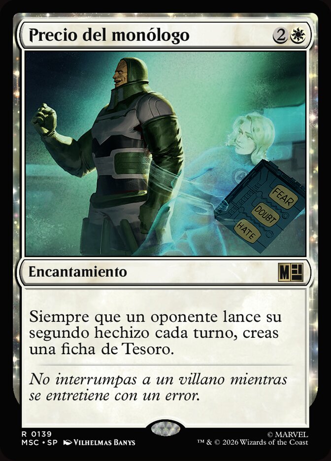 Precio del monólogo