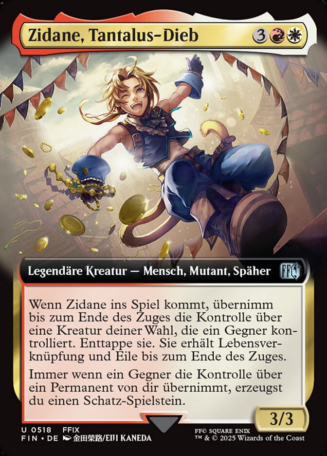 Zidane, Tantalus-Dieb