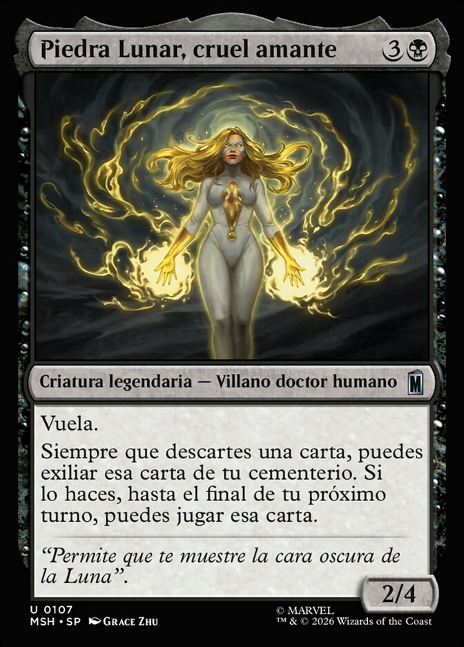 Piedra Lunar, cruel amante