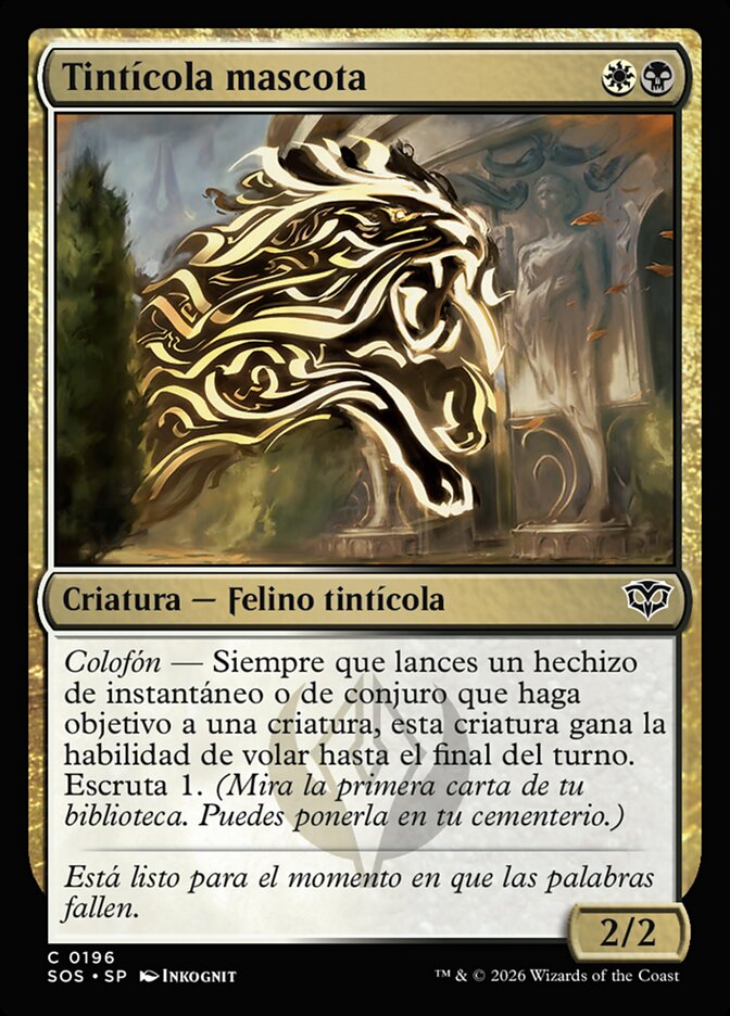 Tintícola mascota
