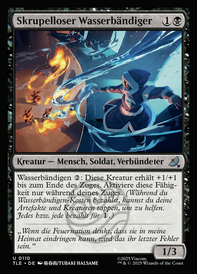 Skrupelloser Wasserbändiger