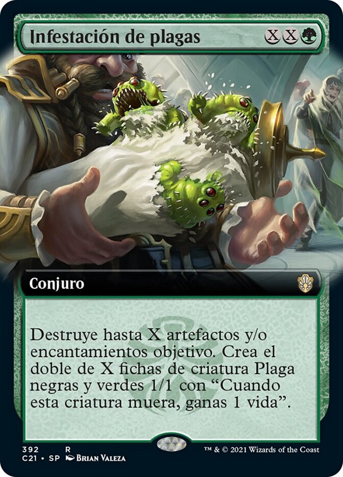 Infestación de plagas
