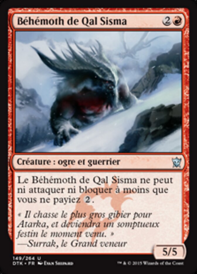 Béhémoth de Qal Sisma