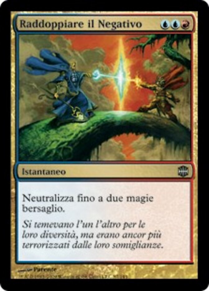 Raddoppiare il Negativo