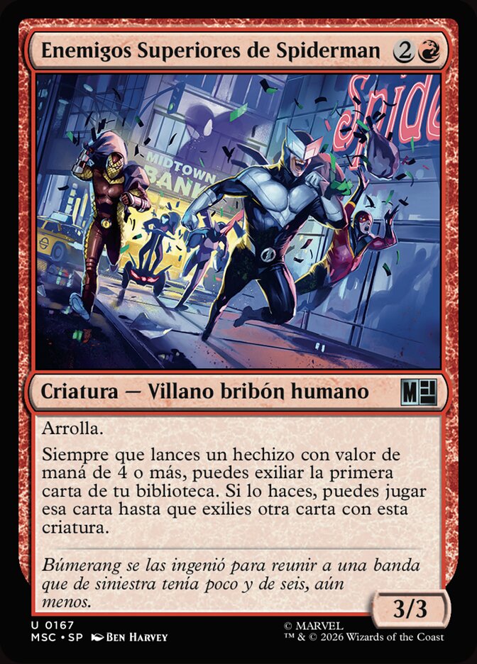 Enemigos Superiores de Spiderman