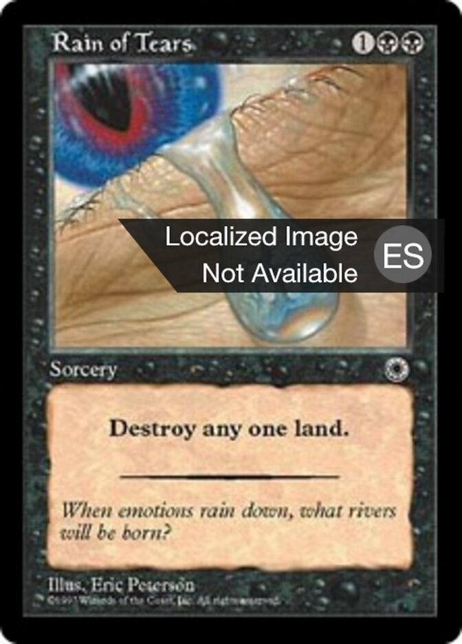 Lluvia de lágrimas