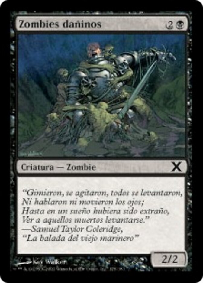 Zombies dañinos