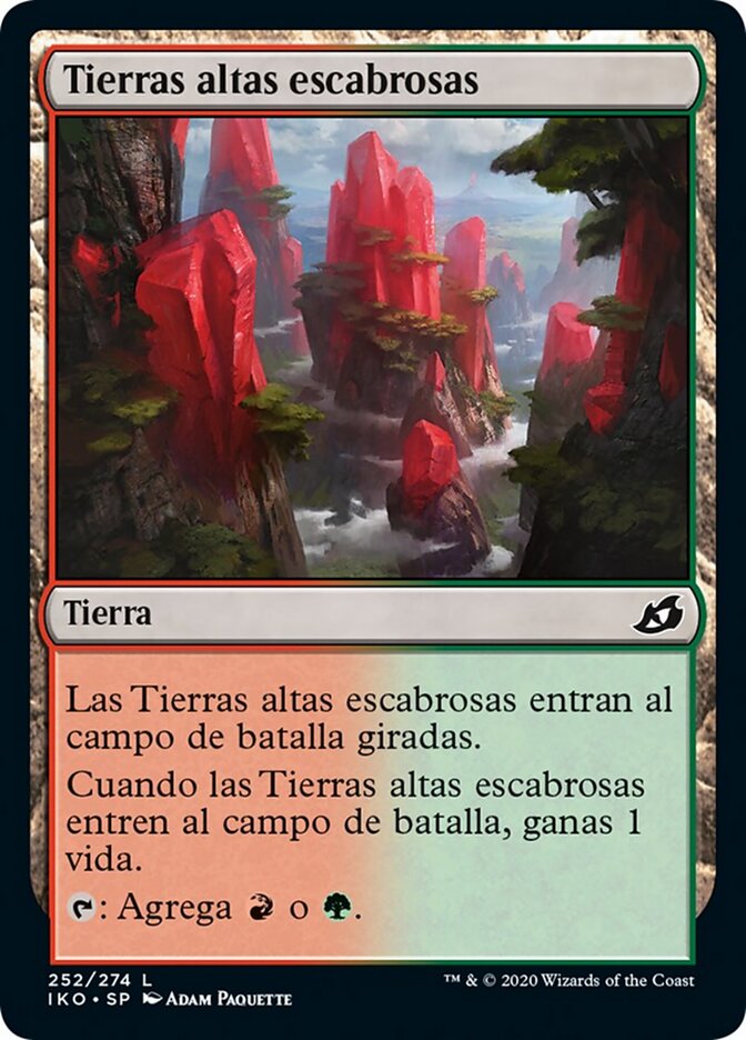 Tierras altas escabrosas