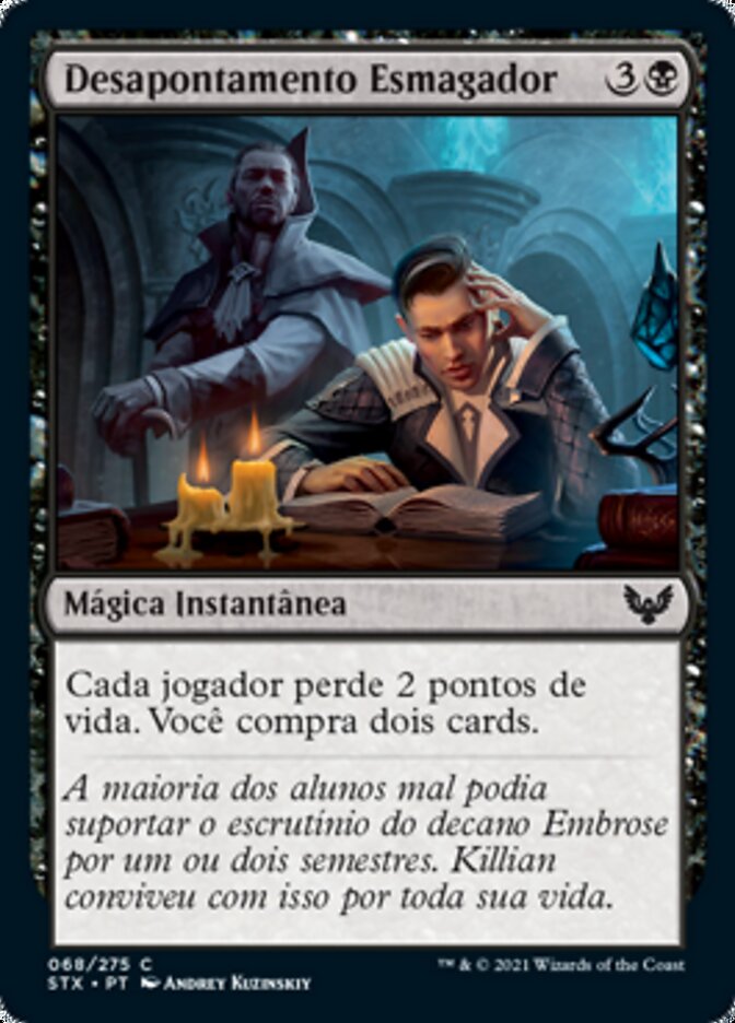 Desapontamento Esmagador