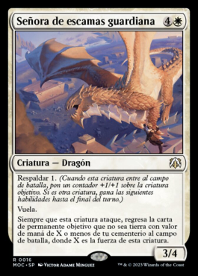 Señora de escamas guardiana