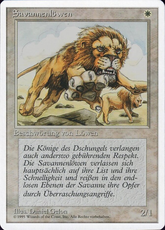 Savannenlöwen