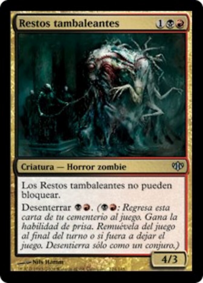 Restos tambaleantes