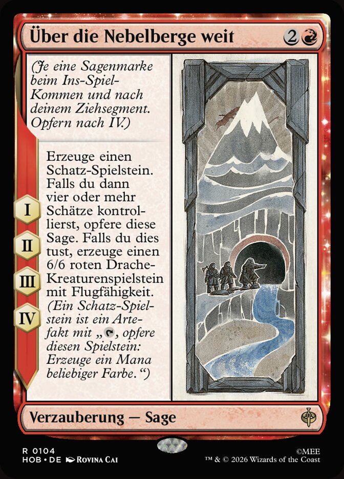 Über die Nebelberge weit