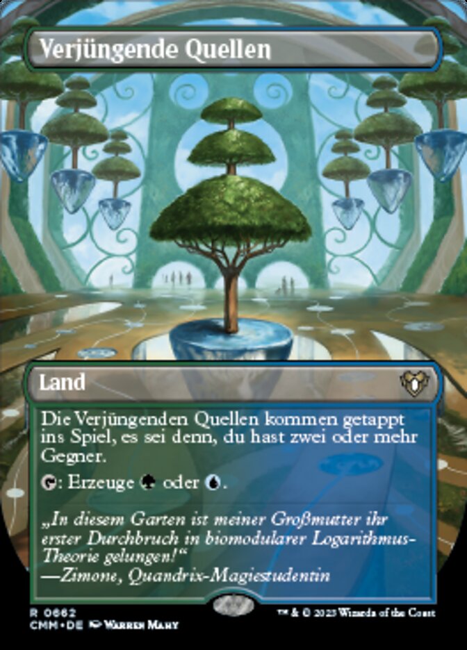 Verjüngende Quellen