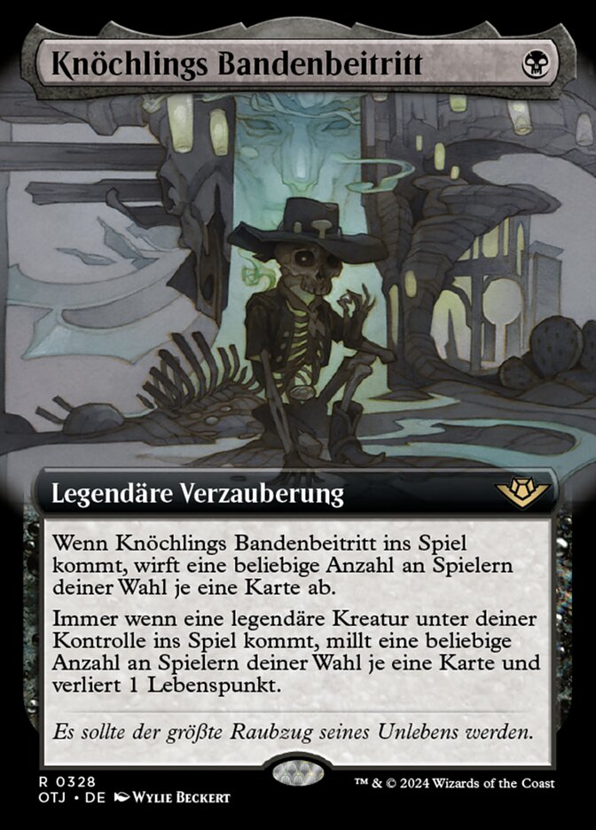 Knöchlings Bandenbeitritt