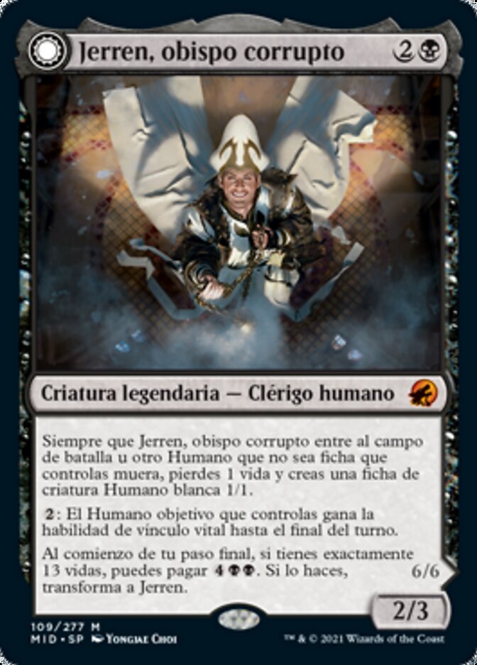 Jerren, Corrupted Bishop // Ormendahl, the Corrupter