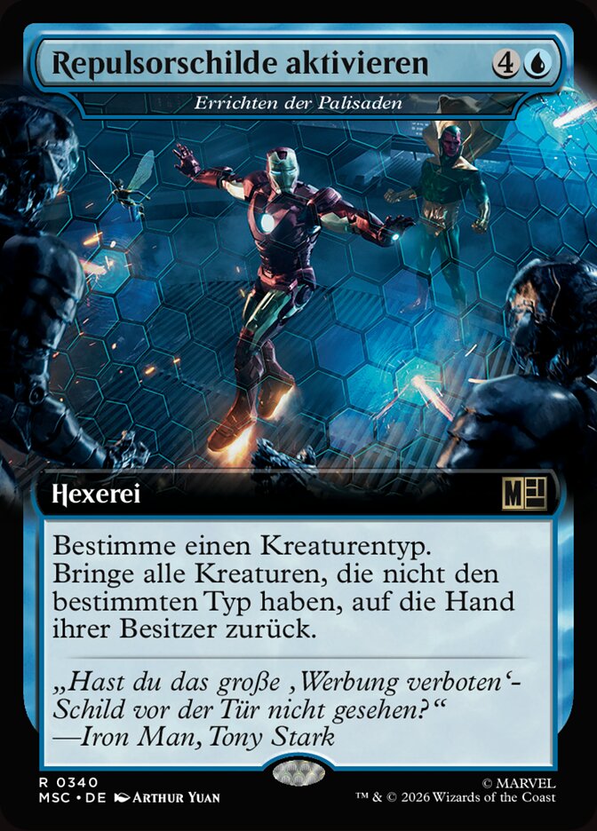 Errichten der Palisaden
