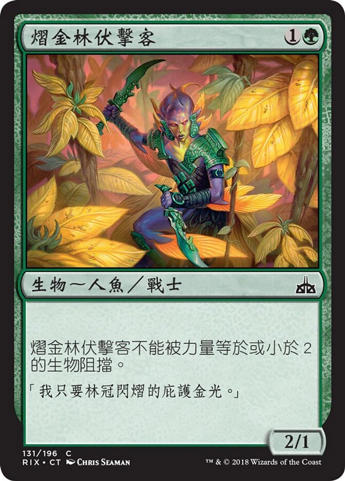 熠金林伏擊客