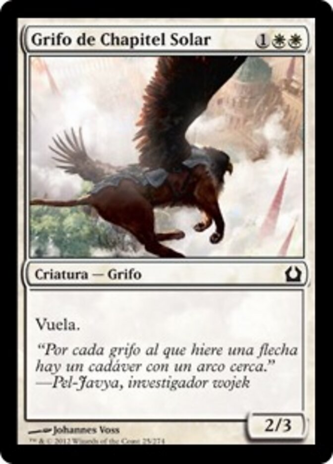Grifo de Chapitel Solar