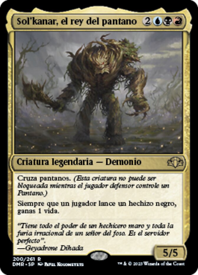 Sol'kanar, el rey del pantano
