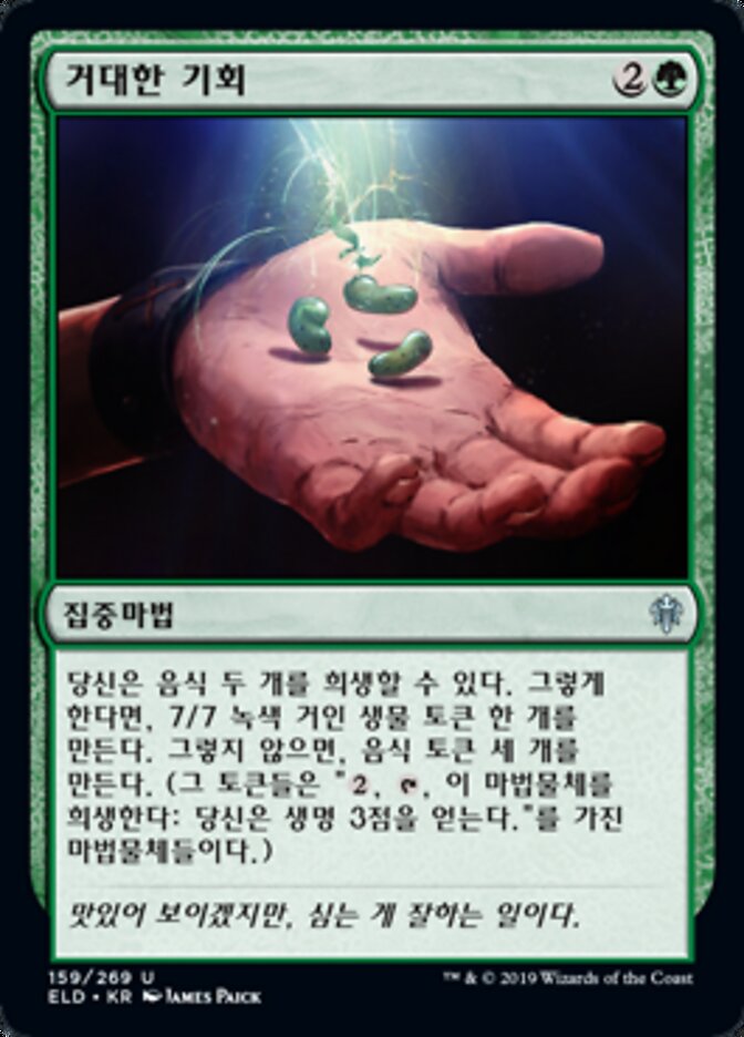 거대한 기회