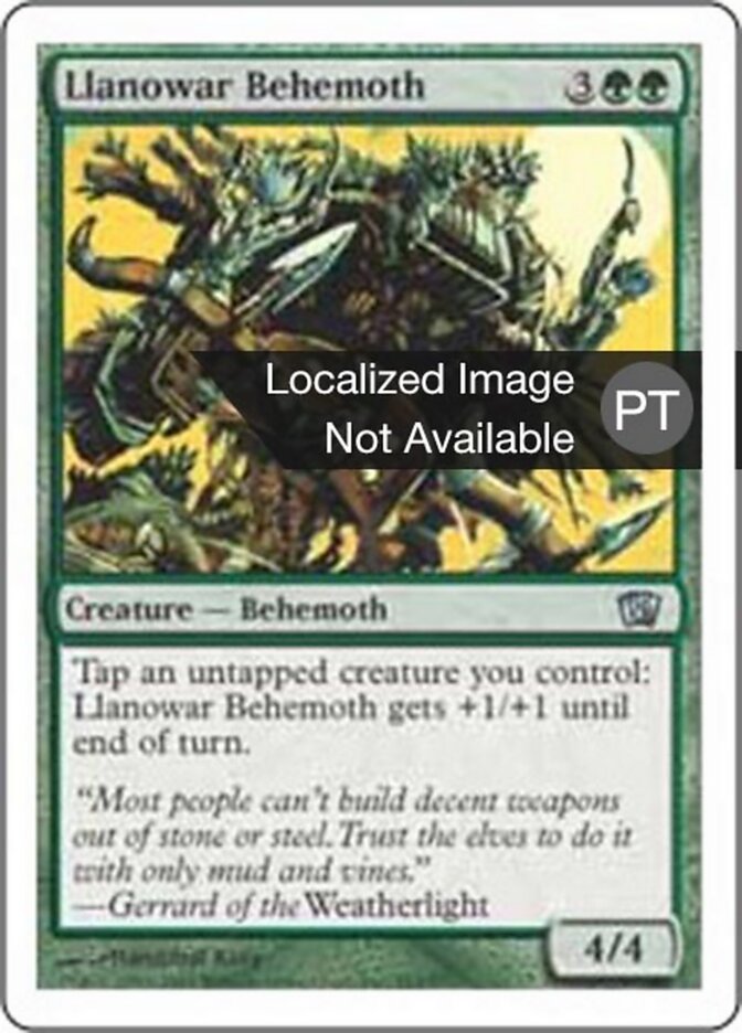 Behemoth de Llanowar