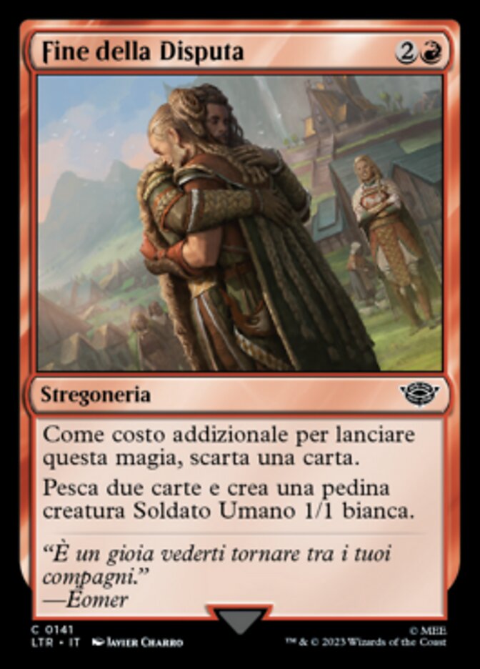 Fine della Disputa