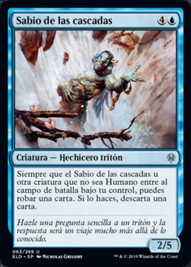 Sabio de las cascadas
