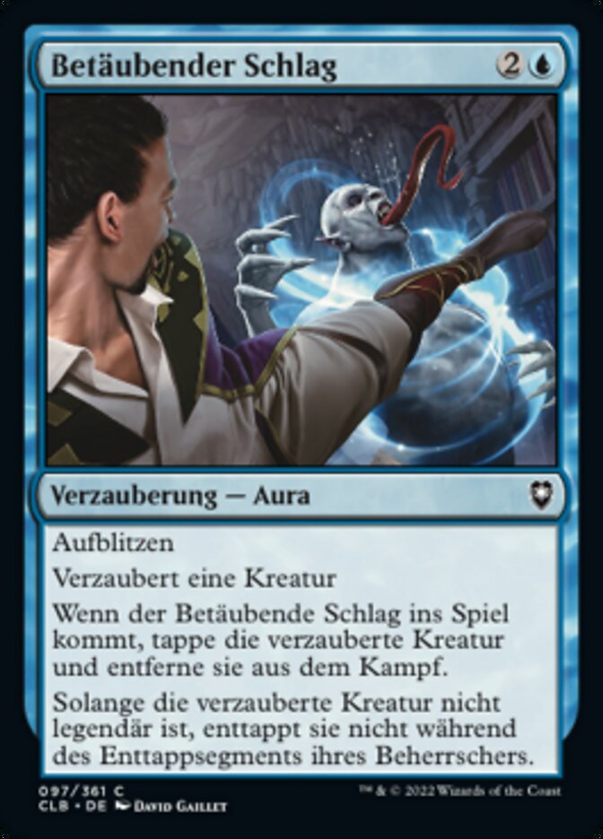 Betäubender Schlag