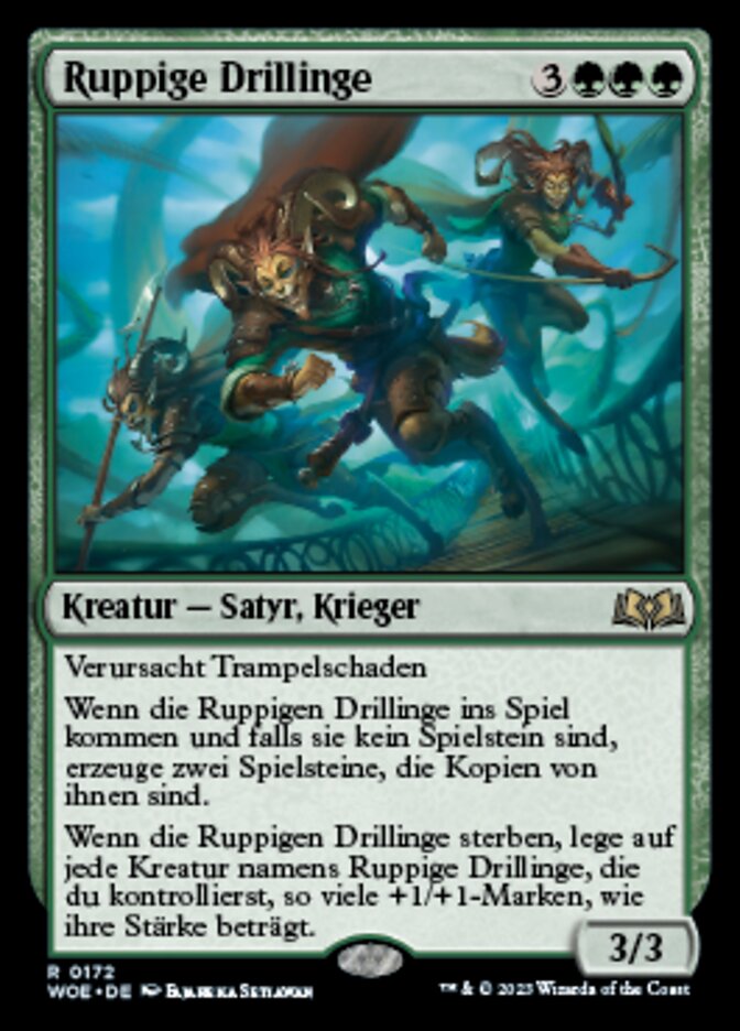 Ruppige Drillinge