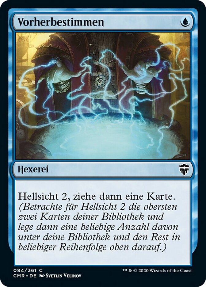 Vorherbestimmen
