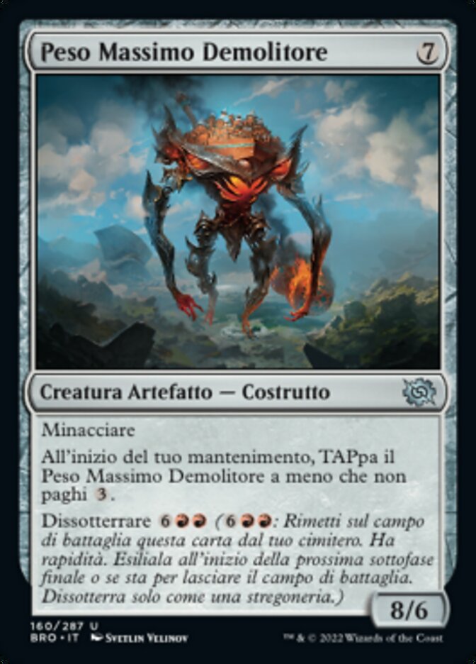 Peso Massimo Demolitore