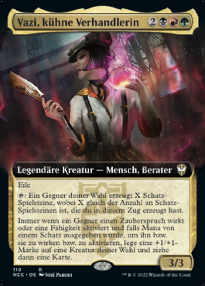 Vazi, kühne Verhandlerin