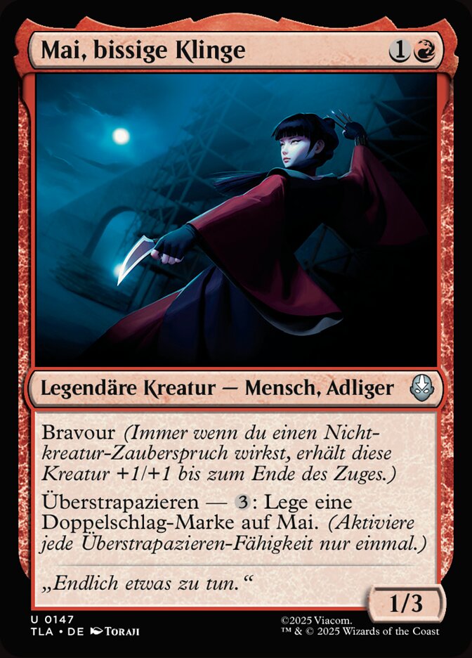 Mai, bissige Klinge