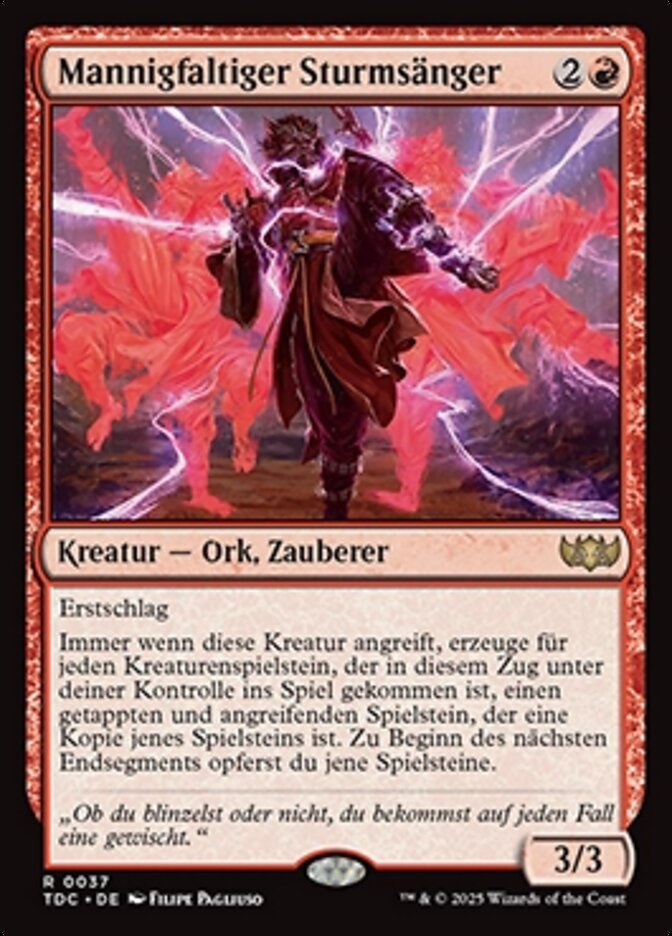 Mannigfaltiger Sturmsänger