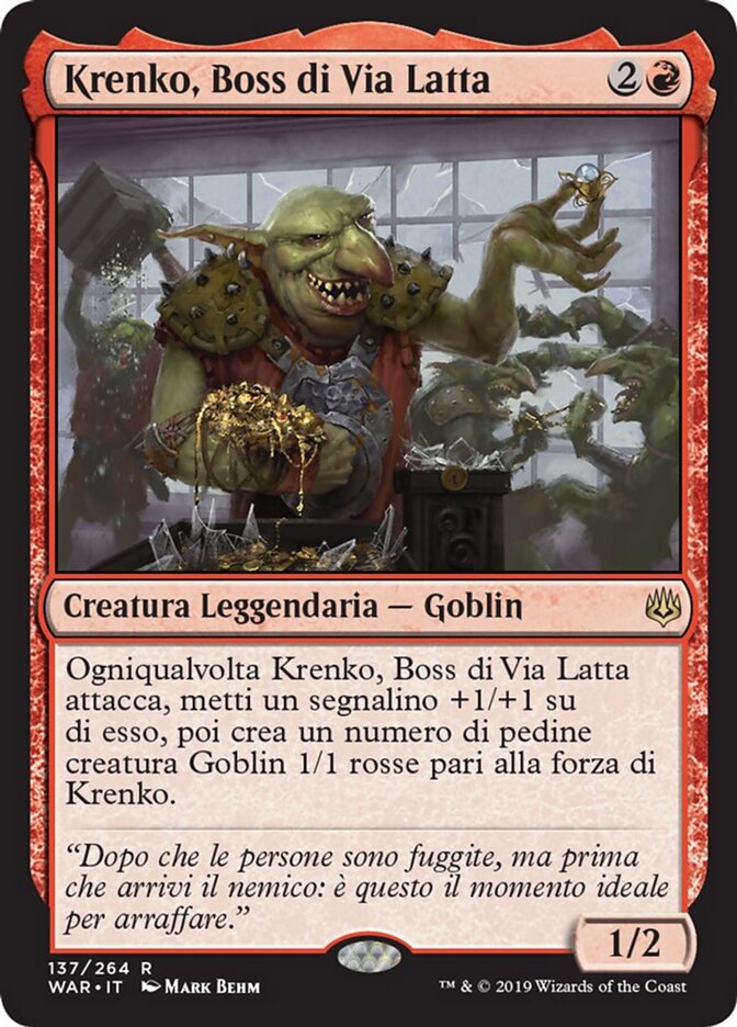 Krenko, Boss di Via Latta