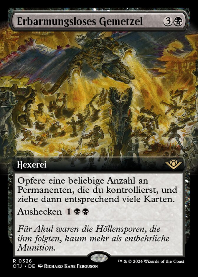 Erbarmungsloses Gemetzel