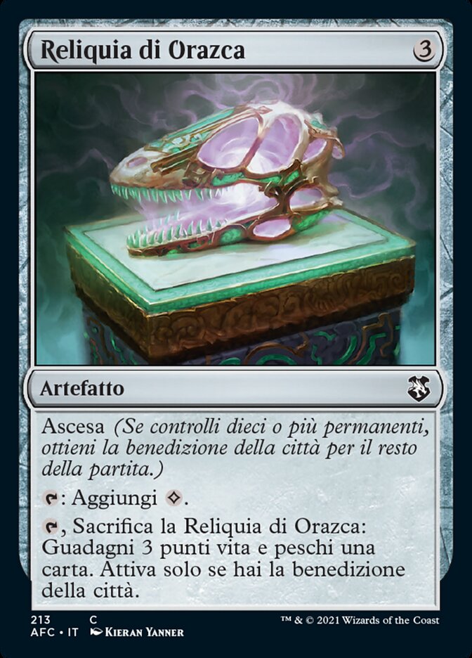Reliquia di Orazca