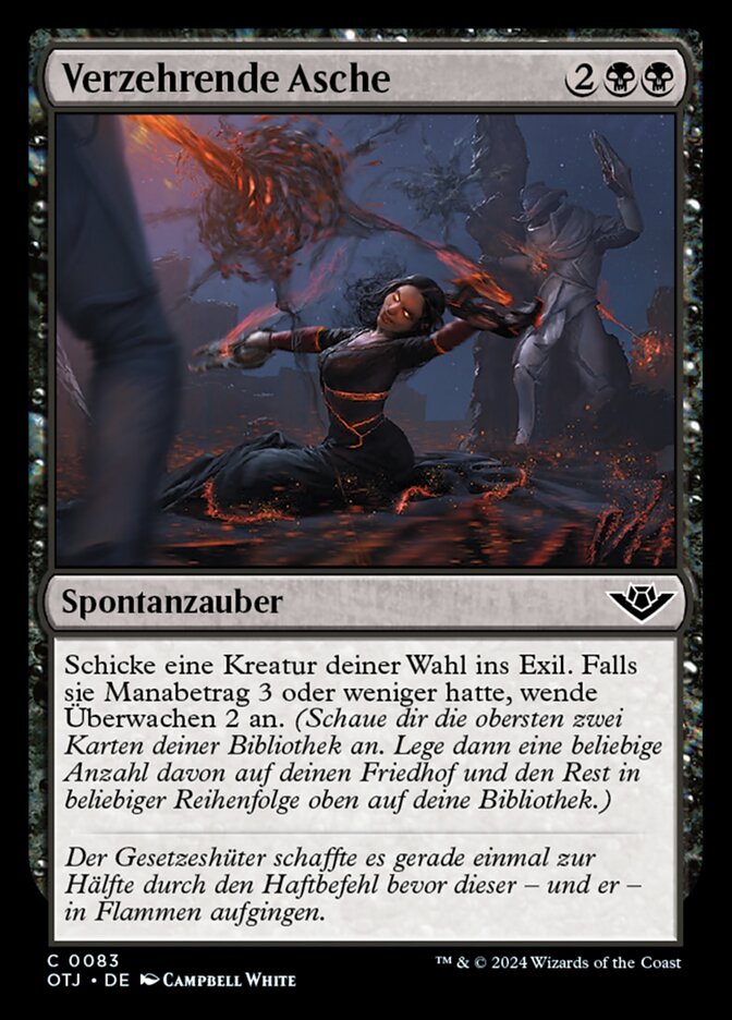 Verzehrende Asche