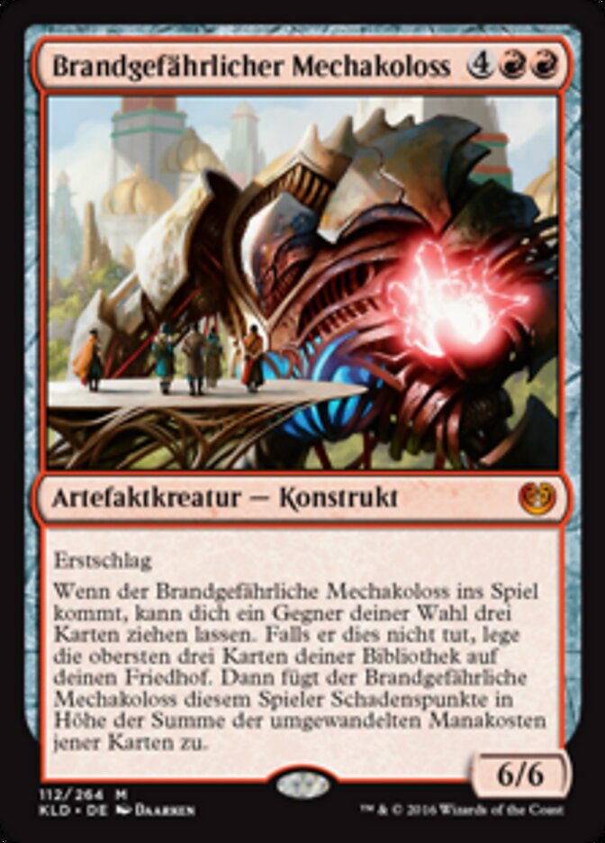 Brandgefährlicher Mechakoloss