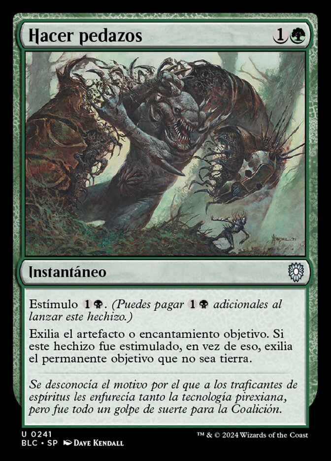 Hacer pedazos