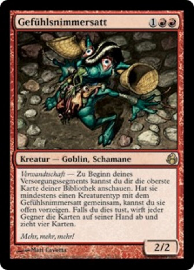 Gefühlsnimmersatt