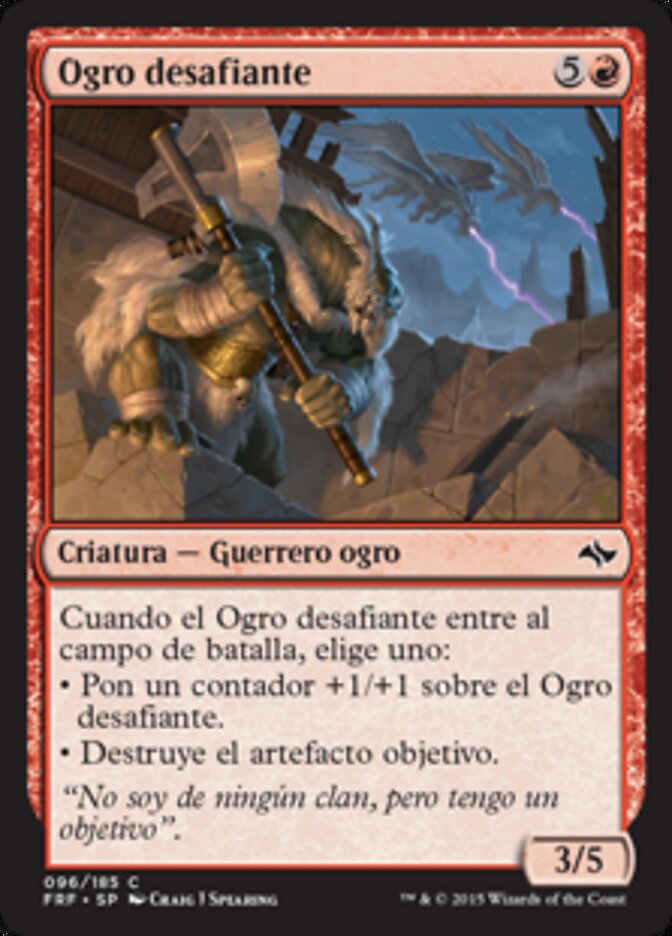 Ogro desafiante