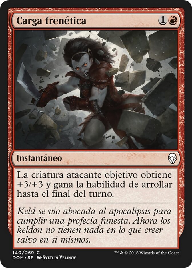 Carga frenética