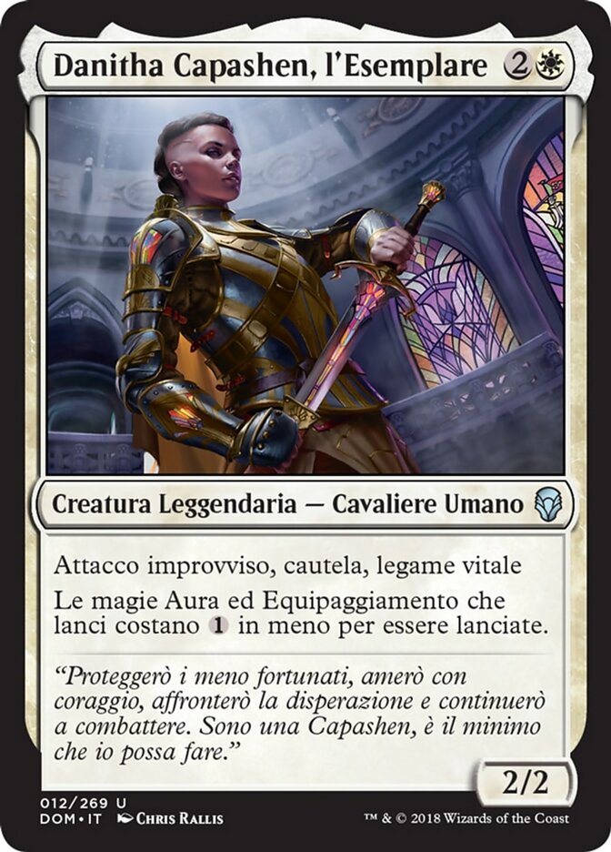 Danitha Capashen, l'Esemplare