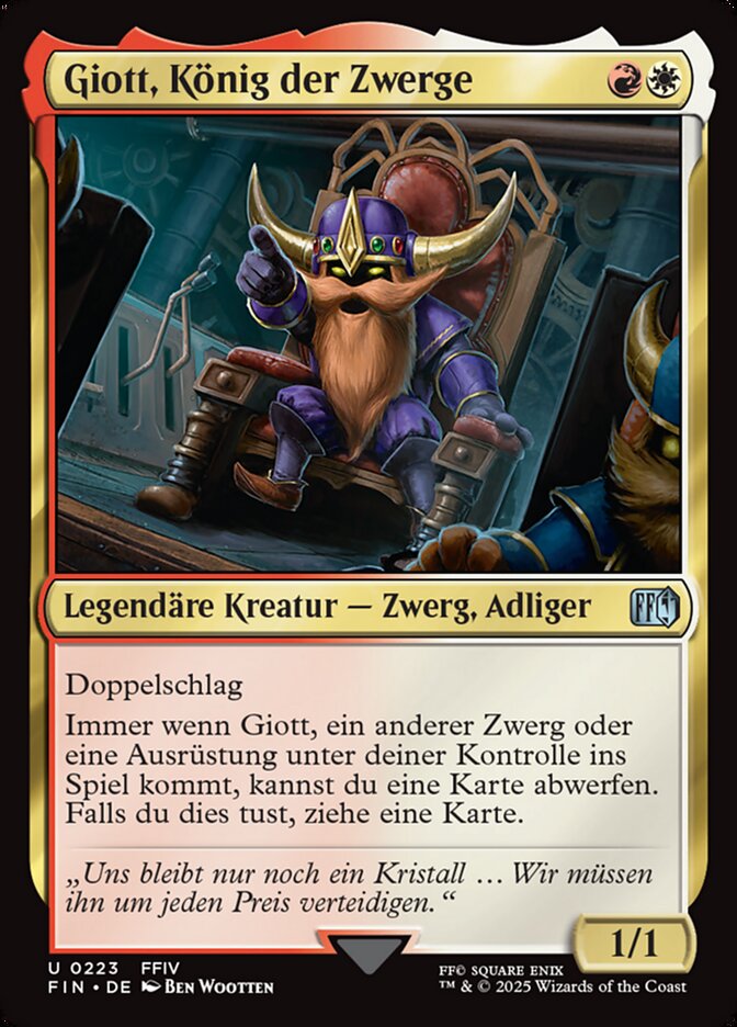 Giott, König der Zwerge