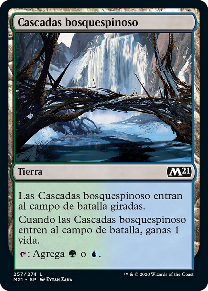 Cascadas bosquespinoso