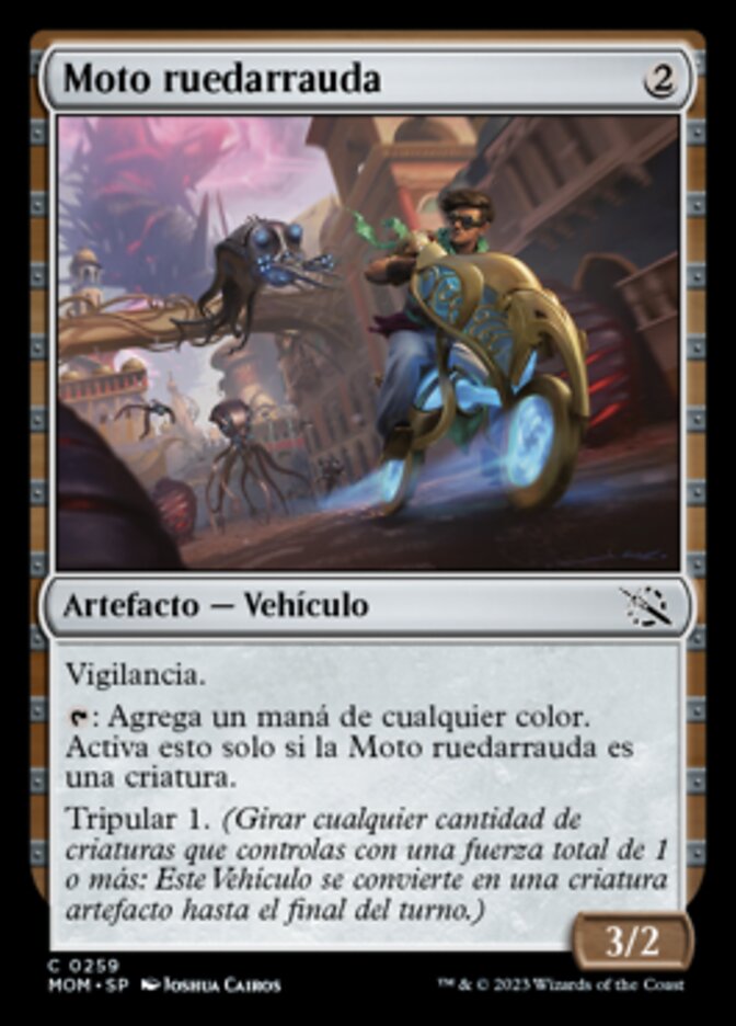 Moto ruedarrauda